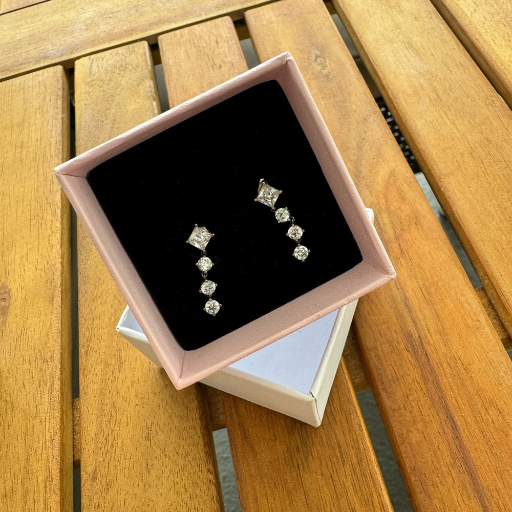 Elegant Silver Drop Earrings
